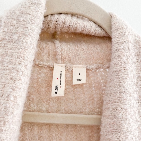 Anthropologie Moth Boucle Alpaca Cardigan - Picture 4 of 6